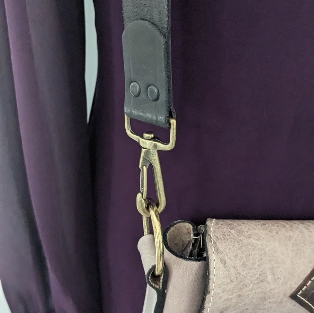 Phillip Phillips Hand Made Leather Shoulder/Crossbody Bag